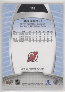 Jack Hughes 2019-20 Allure Hockey Base Set - SP, 110