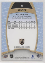 Alex Tuch 2019-20 Allure Hockey Sunset Parallel, 33