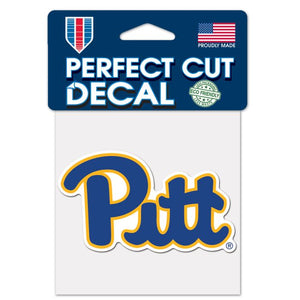 Pittsburgh Panthers Perfect Cut Color Decal - 4" x 4"