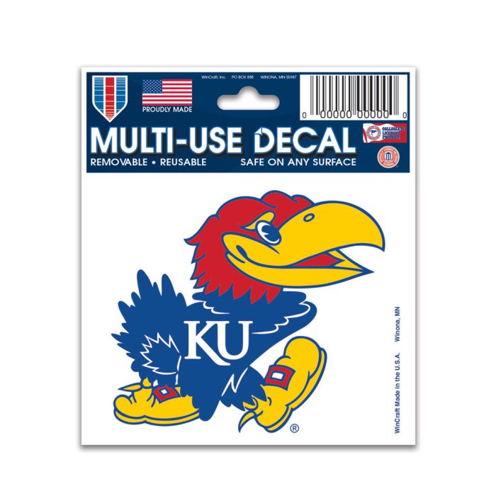 Kansas Jayhawks Multi-Use Decal - 3