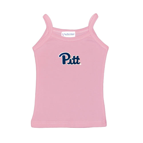 Pittsburgh Panthers Girls Spaghetti Top - Pink