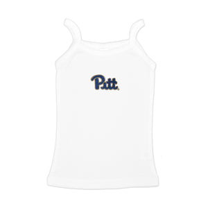 Pittsburgh Panthers Girls Spaghetti Top - White