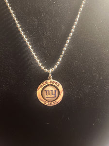 New York Giants 24" Spinner Necklace