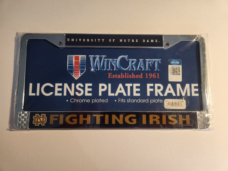 Notre Dame Fighting Irish License Plate Frame