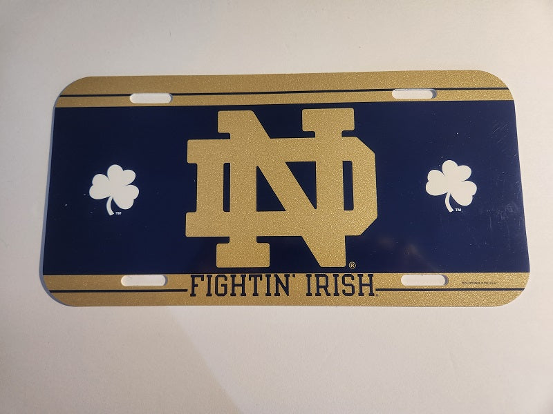 Notre Dame Fighting Irish License Plate