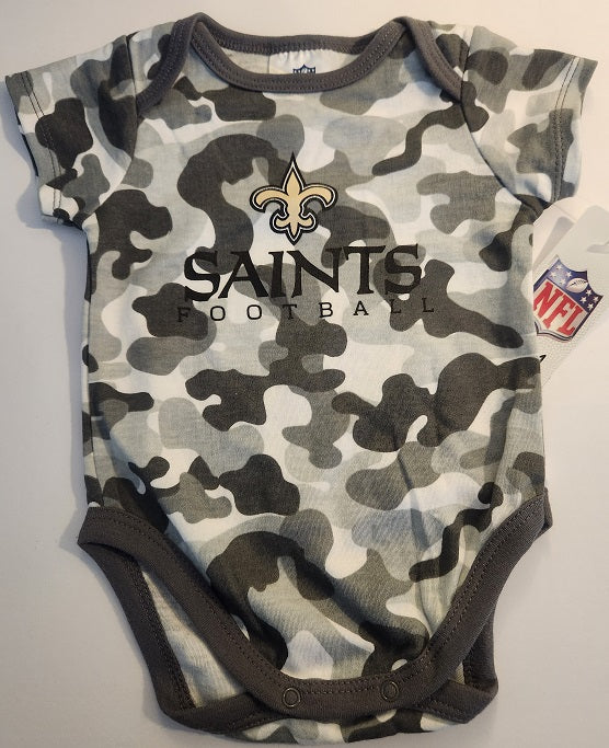 Gerber Baby Boy's New Orleans Saints Camo Bodysuit