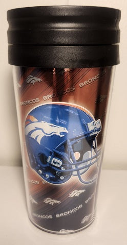 Denver Broncos 16oz Insulated Travel Mug