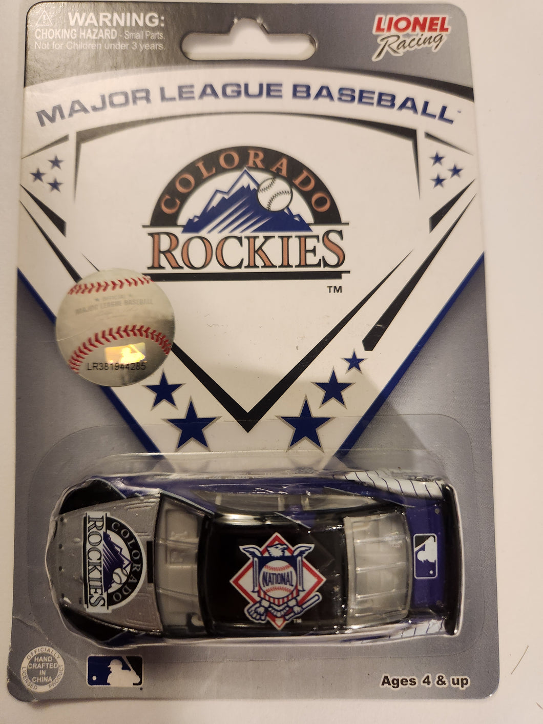 Colorado Rockies MLB Hardtop Diecast Car - 1:64 Scale