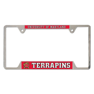 Maryland Terrapins Metal License Plate Frame