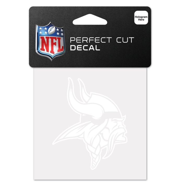 Minnesota Vikings Perfect Cut White Decal 4