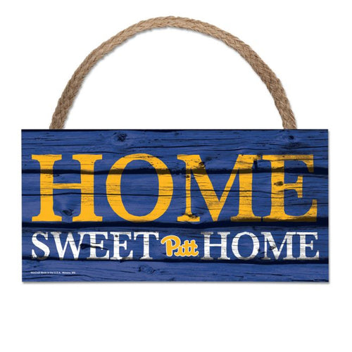 Pittsburgh Panthers Wood Sign w/Rope 5