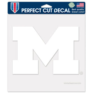 Michigan Wolverines Perfect Cut Decals - 8" x 8"