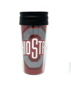 Ohio State Buckeyes 16oz Acrylic Travel Tumbler