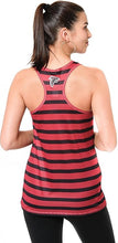 Women's Atlanta Falcons Jersey Mesh Striped Racerback Tank Top