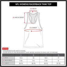 Women's Atlanta Falcons Jersey Mesh Striped Racerback Tank Top