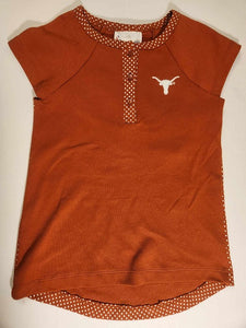 Texas Longhorns Toddler Girls Pin Dot Legging Set - Size 4T