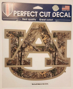 Auburn Tigers "Camo" Perfect Cut Decals - 8" x 8"