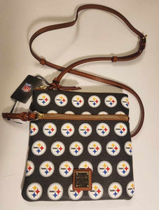 Pittsburgh Steelers Dooney & Bourke Double Zip Crossbody Bag