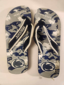 Penn State Nittany Lions Men's Flip Flop Slippers - Size Large (9-10)