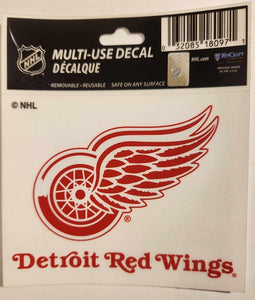 Detroit Red Wings Multi-Use Decal - 3" x 4"