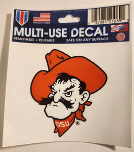 Oklahoma State Cowboys Multi-Use Decal - 3" x 4"