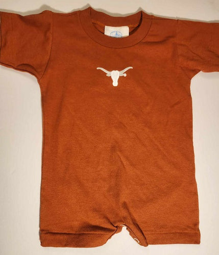 Texas Longhorns Short Romper - 18 Months