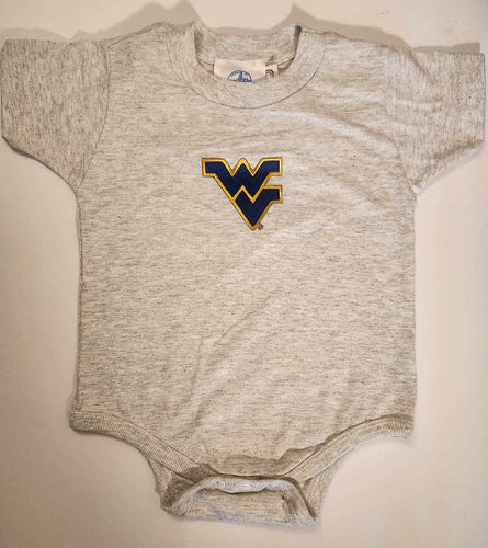 West Virginia Mountaineers Bodysuit - 24 Months - Heather