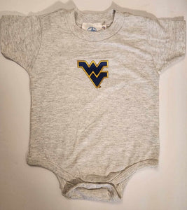 West Virginia Mountaineers Bodysuit - 24 Months - Heather