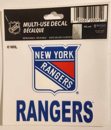 New York Rangers Multi-Use Decal - 3