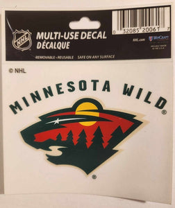 Minnesota Wild Multi-Use Decal - 3" x 4"