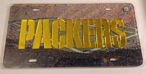 Green Bay Packers "Stadium" Acrylic License Plate