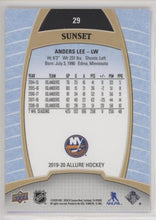 Anders Lee 2019-20 Allure Hockey Sunset Parallel, 29