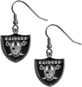 Las Vegas Raiders Dangle Earrings