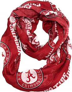 Alabama Crimson Tide Sheer Infinity Scarf