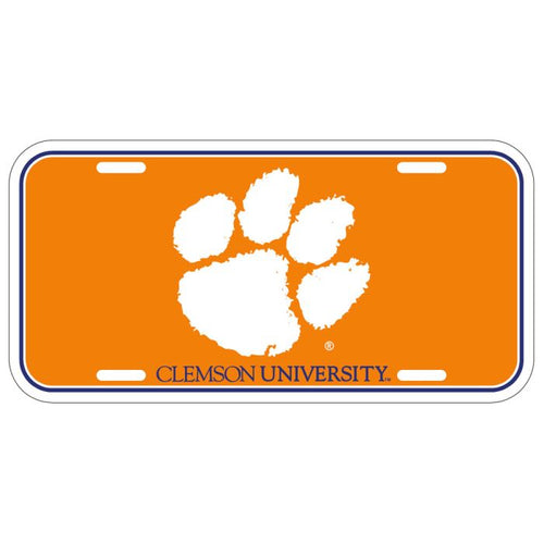 Clemson Tigers License Plate