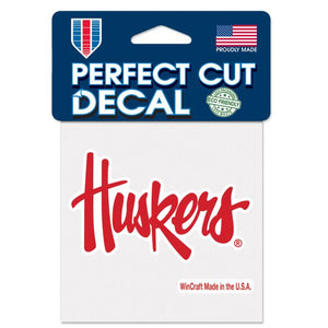 Nebraska Cornhuskers Perfect Cut Color Decal - 4" x 4"