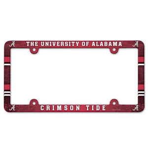 Alabama Crimson Tide License Plate Frame Full Color