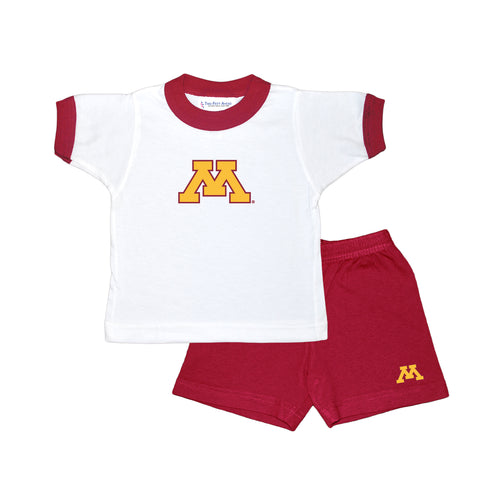 Minnesota Golden Gophers Shirt & Short Set