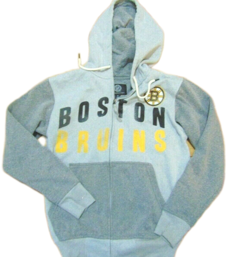 Women's BOSTON BRUINS LONG SLEEVE HOODED ZIP UP SWEATSHIRT