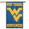 West Virginia Mountaineers Applique Banner Flag - 44" x 28"