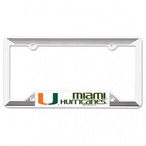 Miami Hurricanes License Plate Frame