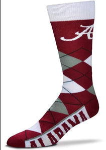 Alabama Crimson Tide Argyle Socks