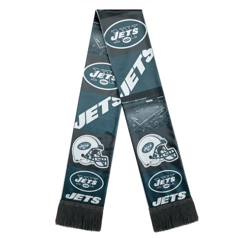 New York Jets Scarf Printed Bar Design