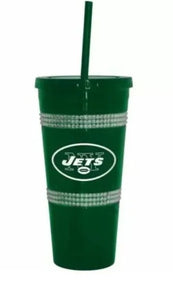 New York Jets Double Bling Tumbler