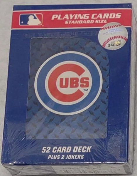 Chicago Cubs Diamond Cut Playing Deck