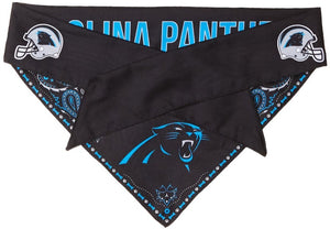 NFL Carolina Panthers Team Dog Bandana, Medium, Blue