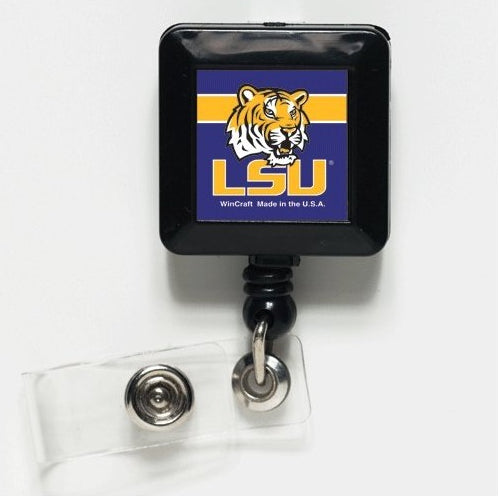 LSU Tigers Retractable Badge Holder