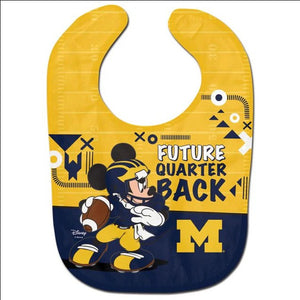 Michigan Wolverines/ Mickey Mouse "Future Quarterback" All Pro Bib