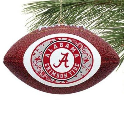 Alabama Crimson Tide Replica Football Ornament