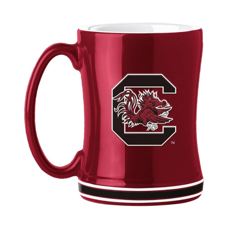 South Carolina Gamecocks Sculptured Relief Coffee Mug